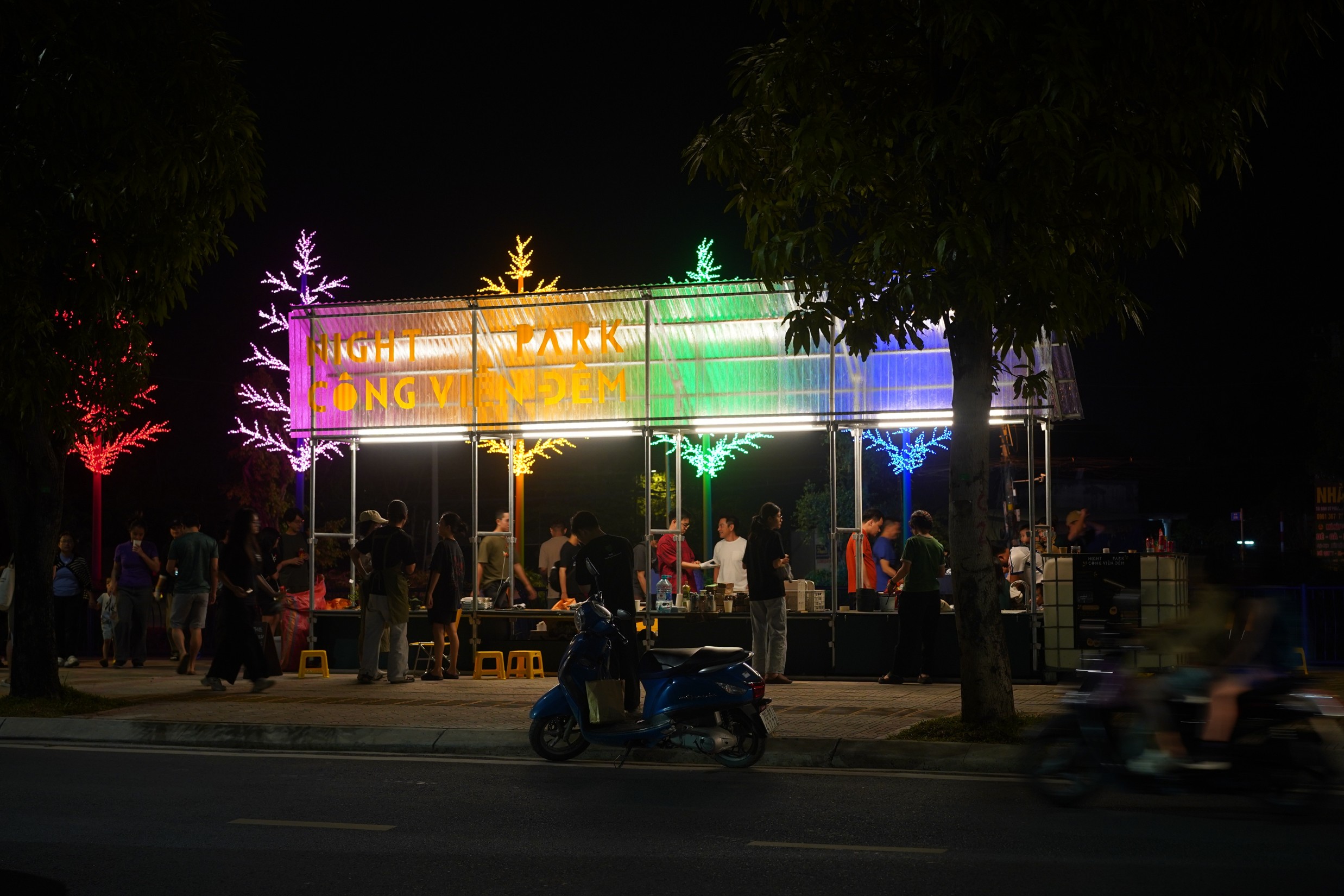Mô hình công viên ban đêm “Night Park” tại Grand Park3, một dự án chúng tôi tham gia phát triển. Nguồn ảnh: Studio Anettai